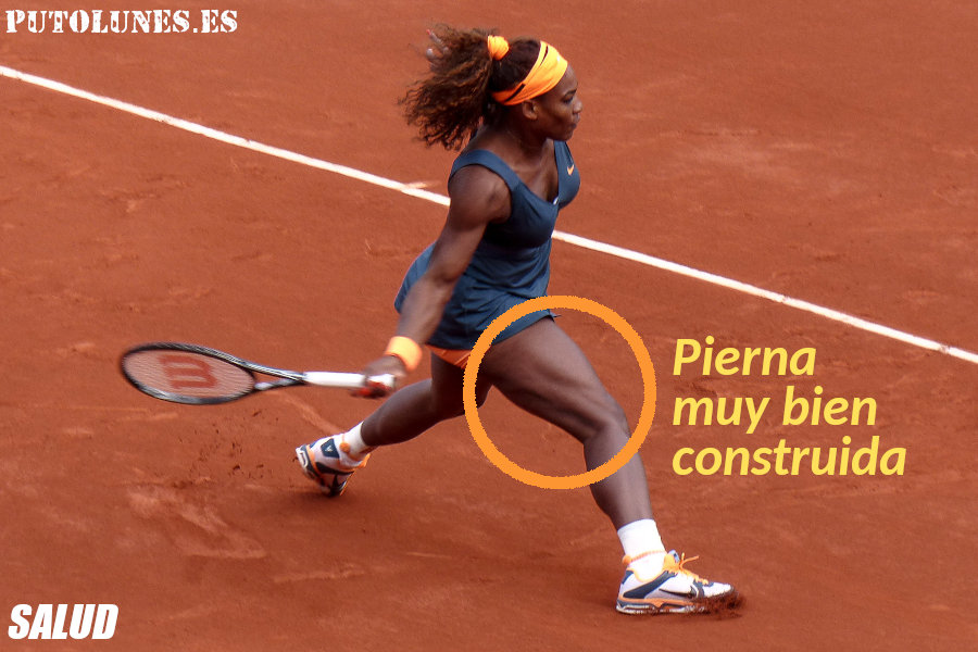 putolunes.es | salud - gym Serena Williams pierna